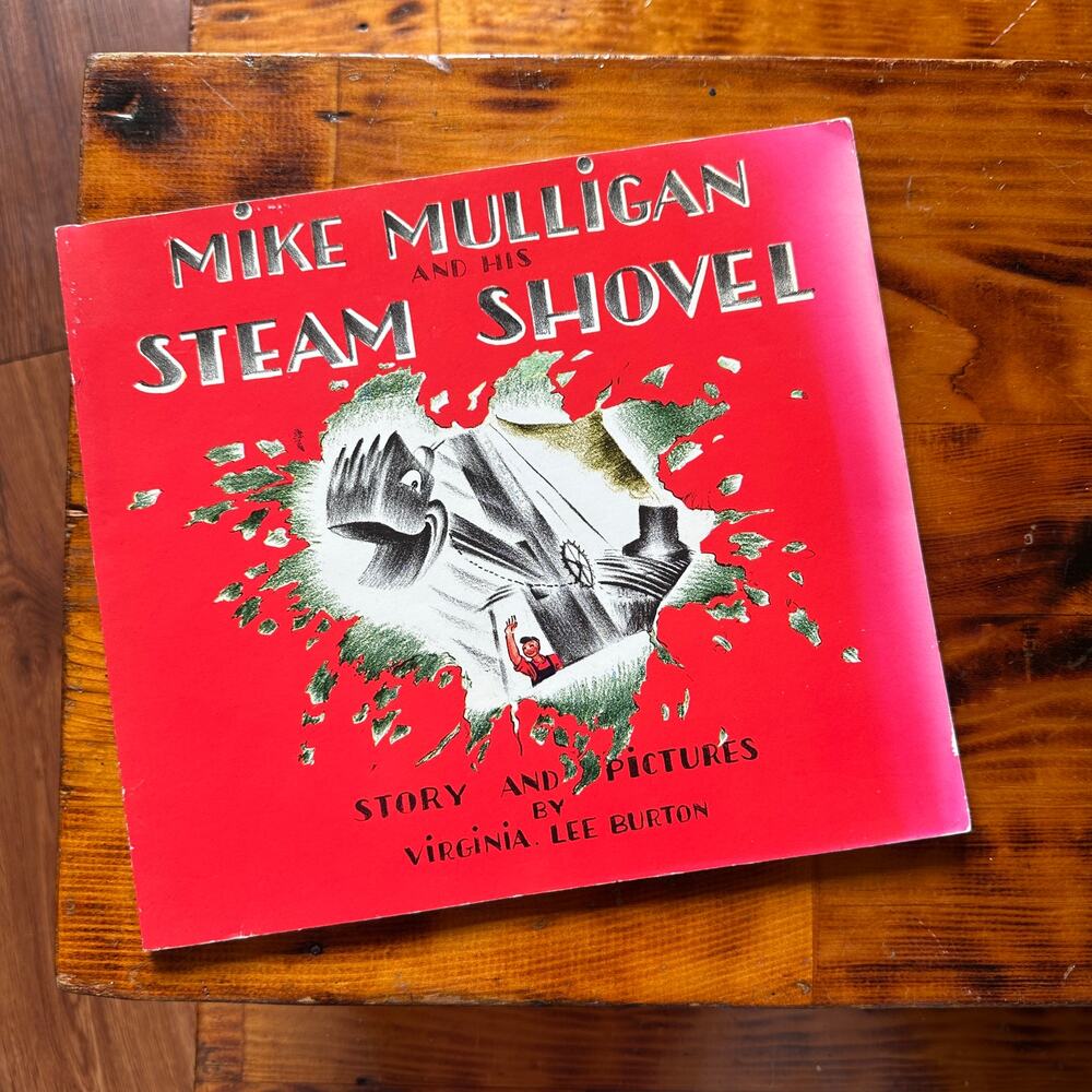 Vintage 1976 Mike Mulligan And His Steam Shovel Paperback Book